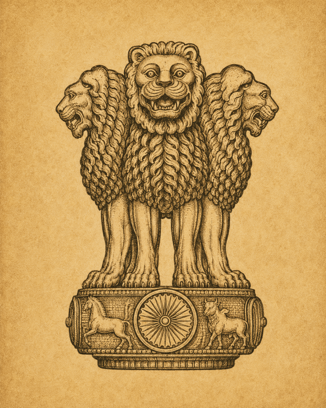 Bengal Ashoka Emblem